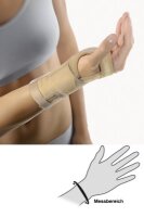 Bort Handgelenkst.m.Aluschiene,u.Band links beige Gr.M,