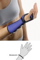 Bort Arm-u.Handgelenkstützem.Aluschiene li.blau Gr.L