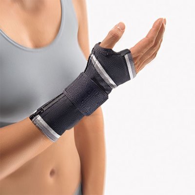 Bort Handgelenkschiene ManuZip Eco, schwarz>>>>Gr. S rechts