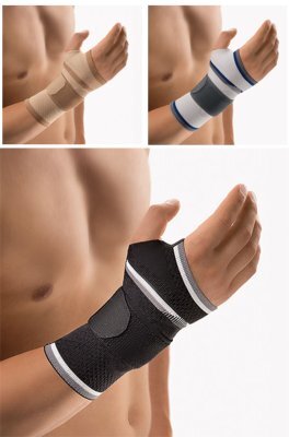 Bort ManuBasic Handgelenk-,Bandage links beige Gr.XS,