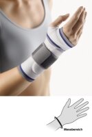 Bort ManuBasic Handgelenkbandage, beige>>>>Gr. XL links