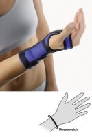 Bort Handgelenkstütze mit Aluschiene schwarz>>>>Gr. XL links
